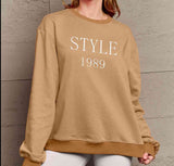 Full Size STYLE 1989 Graphic Sweatshirt