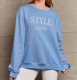 Full Size STYLE 1989 Graphic Sweatshirt