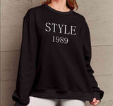 Full Size STYLE 1989 Graphic Sweatshirt