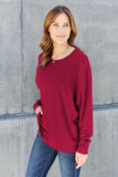 Full Size Round Neck Long Sleeve T-Shirt