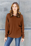 Full Size Round Neck Long Sleeve T-Shirt