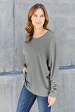 Full Size Round Neck Long Sleeve T-Shirt