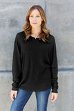 Full Size Round Neck Long Sleeve T-Shirt