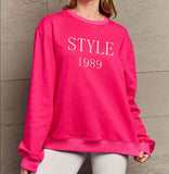 Full Size STYLE 1989 Graphic Sweatshirt