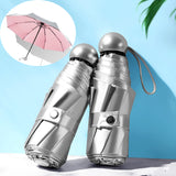 8 Ribs Pocket Mini Umbrella Anti UV Sun Umbrella Rain Windproof Light Folding Portable Umbrellas for Women Men