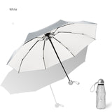 8 Ribs Pocket Mini Umbrella Anti UV Sun Umbrella Rain Windproof Light Folding Portable Umbrellas for Women Men