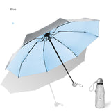 8 Ribs Pocket Mini Umbrella Anti UV Sun Umbrella Rain Windproof Light Folding Portable Umbrellas for Women Men