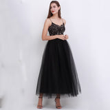 Lace Princess Fairy 4 layers 100 cm Voile Tulle Skirt Bouffant Puffy Skirt Long Tutu Skirts