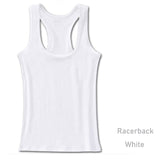 Summer Cotton Women Tank Top Fitness Sleeveless Sport Shirt Streetwear White Tanks