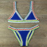 Crochet Swimsuit Bikini Women Swimsuit Bandage Brazilian Bikini Swimwear Women Bathing Suit