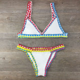 Crochet Swimsuit Bikini Women Swimsuit Bandage Brazilian Bikini Swimwear Women Bathing Suit