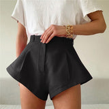 Women Summer High Waist Shorts Ladies Casual Shorts Pants