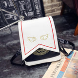 Bowknot Handbag Backpack PU Leather Shoulder Bag