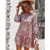 Floral Loose Dress Hot Boho Beach Style Office Lady Clothing Soft Casual Dress