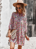 Floral Loose Dress Hot Boho Beach Style Office Lady Clothing Soft Casual Dress