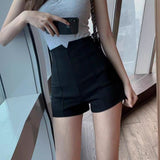 High Waist Slim Elastic Denim Shorts Pants  Booty Short