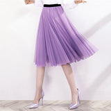 Tulle Skirt Knee Tutu Girl Women Mini Skirts Meash Skirt Elegant Wedding Holiday Beach Skirts